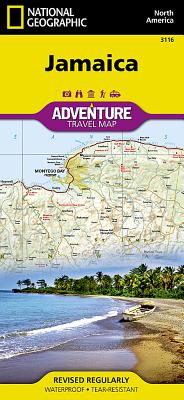 Jamaica Map (National Geographic Adventure Map #3116) By National Geographic Maps Cover Image