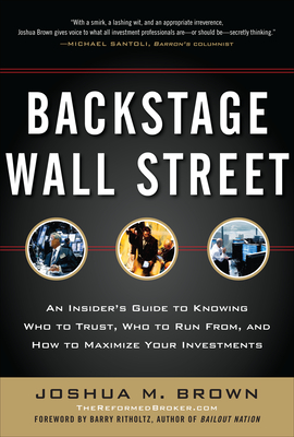 Backstage Wall Street (Pb) Cover Image