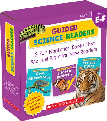 Guided Science Readers: Levels E-F (Parent Pack): 12 Fun Nonfiction Books That Are Just Right for New Readers (Guided Science Readers Parent Pack) Cover Image