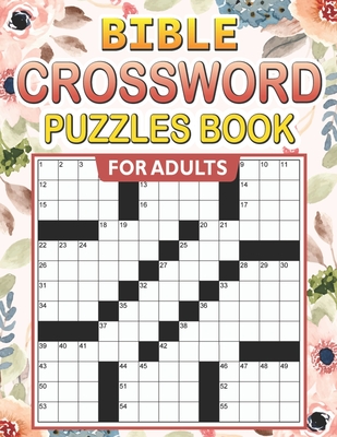 Bible Crossword Puzzles Book For Adults: Featuring Bible verses and Christian hymns Crosswords Cover Image