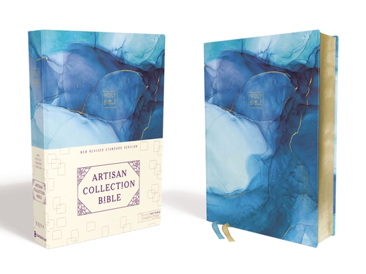 Nrsv, Artisan Collection Bible, Cloth Over Board, Blue, Art Gilded Edges, Comfort Print By Zondervan Cover Image