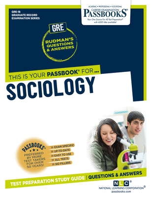 Sociology (GRE-18): Passbooks Study Guide (Graduate Record Examination Series #18) cover