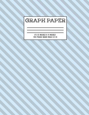 Graph Paper: Notebook Cute Stripe Pattern Cover Graphing Paper Composition Book By Majestical Notebook Cover Image