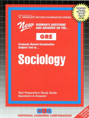 SOCIOLOGY: Passbooks Study Guide (Graduate Record Examination Series (GRE))