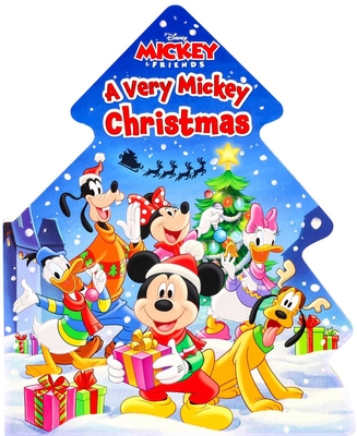 Disney Mickey & Friends: A Very Mickey Christmas (Shaped Board Books)