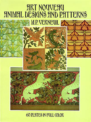 Art Nouveau Animal Designs and Patterns: 60 Plates in Full Color (Dover Pictorial Archive) Cover Image