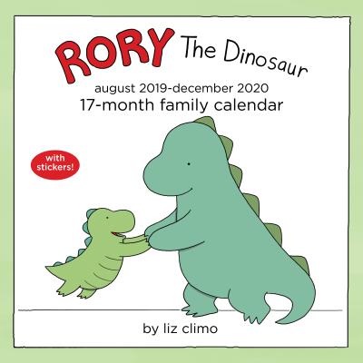Rory the Dinosaur 17-Month 2019-2020 Family Wall Calendar Cover Image
