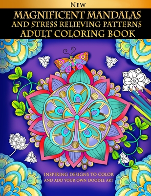 MANDALAS Flowers: Adult Coloring book: Amazing stress relieving for Adult,  Simple mandala relaxation coloring Pages for adults - Great a (Paperback)