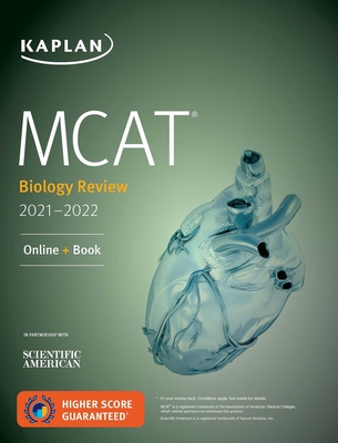 MCAT Biology Review 2021-2022: Online + Book (Kaplan Test Prep) Cover Image