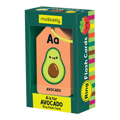 A is for Avocado Ring Flash Cards By Galison Mudpuppy (Created by) Cover Image