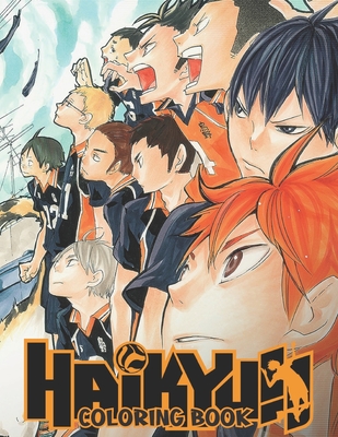 Haikyuu Coloring Book Volleyball Anime Coloring Books Haikyuu Manga Coloring Book With High Quality Illustrations For Fans And Anime Lovers Paperback Vroman S Bookstore