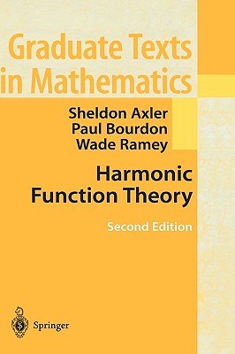 Harmonic Function Theory (Graduate Texts in Mathematics #137) Cover Image