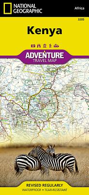 Kenya Map (National Geographic Adventure Map #3205) By National Geographic Maps - Adventure Cover Image
