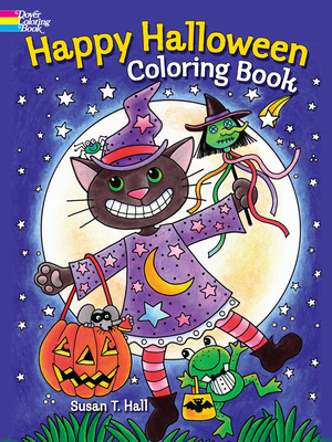 Happy Halloween Coloring Book Cover Image