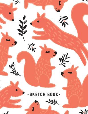 Sketch Book: Squirrel Pattern Sketchbook for Drawing Sketching - 8.5x11 Pages to Draw Sketch Doodle - Write in Title, Date, Table o By Studiometzger Cover Image