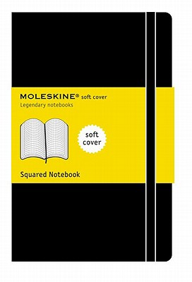 Moleskine Classic Notebook, Large, Squared, Black, Soft Cover (5 x 8.25) (Classic Notebooks) By Moleskine Cover Image