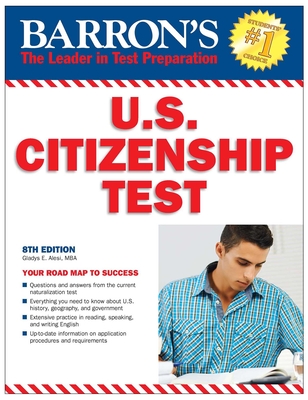 U.S. Citizenship Test (Barron's Test Prep) Cover Image