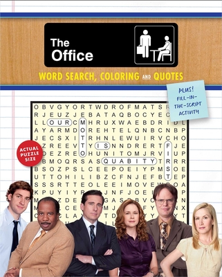 The Office Word Search, Coloring and Quotes: Plus Fill-in-the-Script Activity (Word Search, Coloring, and Activity)