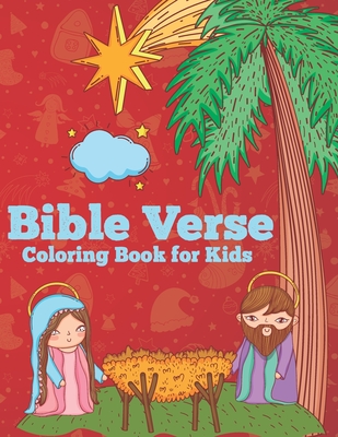 Bible Verse Coloring Book for kids: A Christian Coloring book With Bible Verses (volume 2) Cover Image