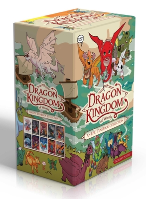Dragon Kingdom of Wrenly An Epic Ten-Book Collection (Includes Poster!) (Boxed Set): The Coldfire Curse; Shadow Hills; Night Hunt; Ghost Island; Inferno New Year; Ice Dragon; Cinder's Flame; The Shattered Shore; Legion of Lava; Out of Darkness By Jordan Quinn, Glass House Graphics (Illustrator) Cover Image