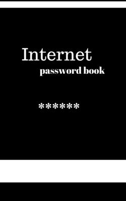 Internet Password Book: Login Information & Passwords - Password Logbook for Seniors Cover Image