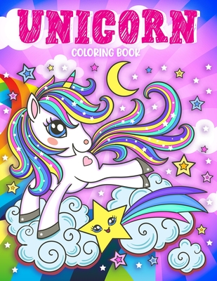 Unicorn Coloring Book for Kids Ages 4-8 (Kids Coloring Book Gift