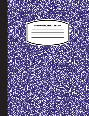 Classic Composition Notebook: (8.5x11) Wide Ruled Lined Paper Notebook Journal (Navy Blue) (Notebook for Kids, Teens, Students, Adults) Back to Scho By Blank Classic Cover Image