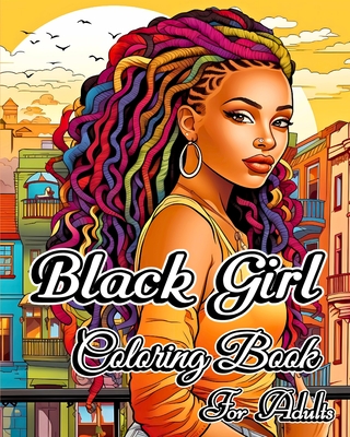 African American Adult Coloring Book for Women, Black Girl