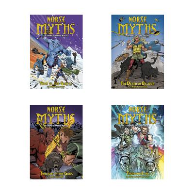 Norse Myths: A Viking Graphic Novel Cover Image