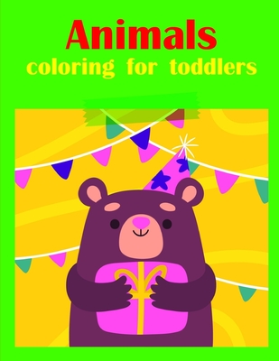 Animals Coloring for Toddlers: Christmas Coloring Pages for Boys, Girls, Toddlers Fun Early Learning (Nature Kids #7) By Harry Blackice Cover Image