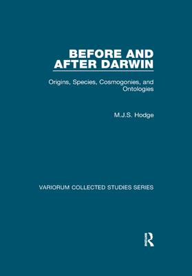 Cover for Before and After Darwin
