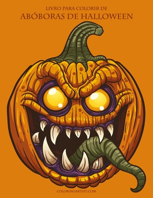 Livro para Colorir de Abóboras de Halloween Cover Image