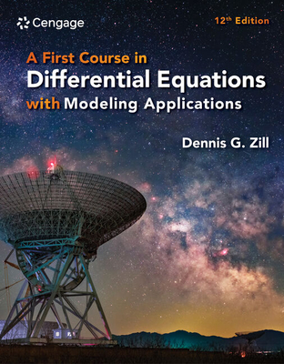 A First Course in Differential Equations with Modeling Applications Cover Image