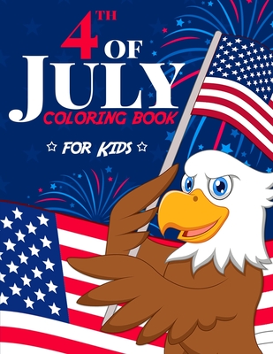 4th of July Coloring Book By Harper Hall Cover Image