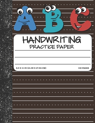 Handwriting Practice Paper: Dotted Mid-lines 110 Pages Uppercase and Lowercase Writing Sheets Notebook For Kids (Kindergarten To 3rd Grade Student Cover Image