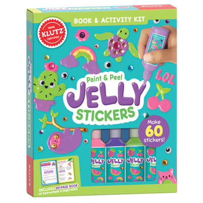 Paint & Peel Jelly Stickers By Klutz (Created by) Cover Image