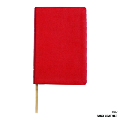 Legacy Standard Bible, Handy Size Paste-Down Red Faux Leather Red Letter Cover Image
