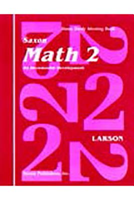Complete Kit 1994: 1st Edition (Saxon Math 2 Homeschool)