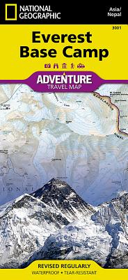 Everest Base Camp Map [Nepal] (National Geographic Adventure Map #3001) By National Geographic Maps Cover Image