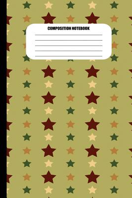 Composition Notebook: Stars of Various Colors and Shapes (100 Pages, College Ruled) Cover Image