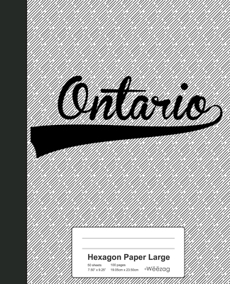 Hexagon Paper Large: ONTARIO Notebook By Weezag Cover Image