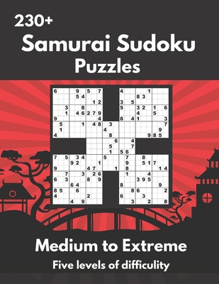 samurai sudoku puzzles medium to extremely hard samurai sudoku puzzles paperback the last bookstore