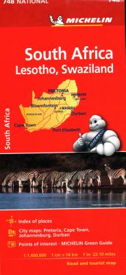 Michelin South Africa Map 748 (Maps/Country (Michelin)) Cover Image