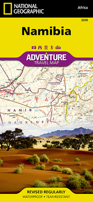 Namibia Map (National Geographic Adventure Map #3209) Cover Image