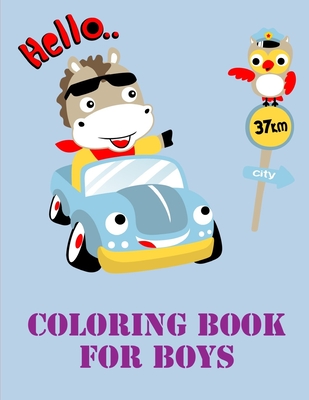 Coloring Book For Boys: christmas coloring book adult for relaxation Cover Image