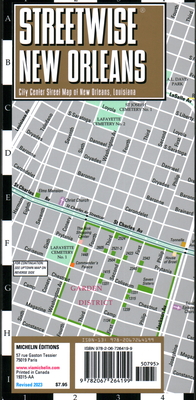 Streetwise New Orleans Map- Laminated City Center Street Map of New Orleans, Louisiana (Michelin Streetwise Maps)