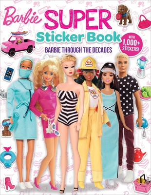 Barbie: Super Sticker Book: Through the Decades (1001 Stickers) Cover Image