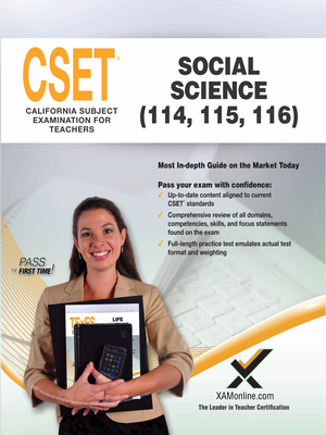2017 Cset Social Science (114, 115, 116) By Sharon A. Wynne Cover Image