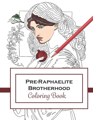 Pre-Raphaelite Brotherhood: Coloring Book Cover Image