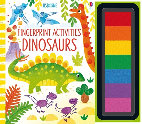 Fingerprint Activities Dinosaurs By Fiona Watt, Candice Whatmore (Illustrator) Cover Image